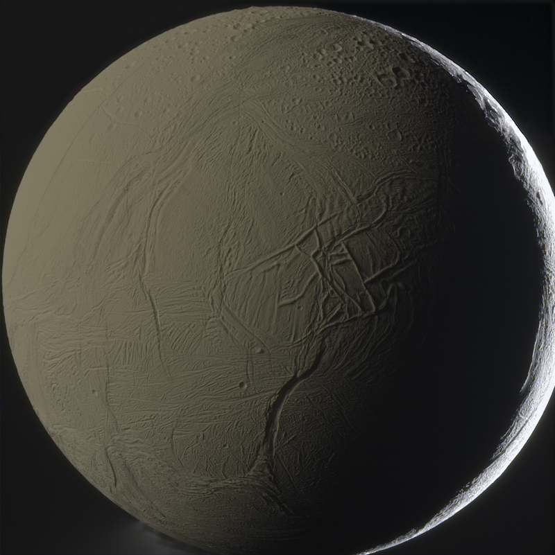 Illustration for article titled See Saturn's weird moon Enceladus in breathtaking detail!